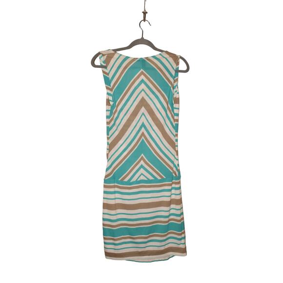 MNG MANGO NEW $50 Sleeveless Knit Striped‎ Dropwaist Dress Small - Picture 2 of 3